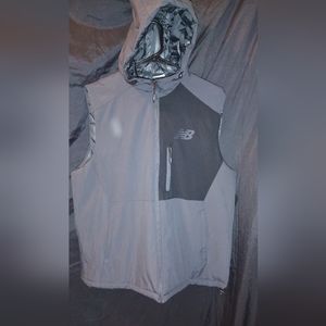 New balance puffer zipper vest